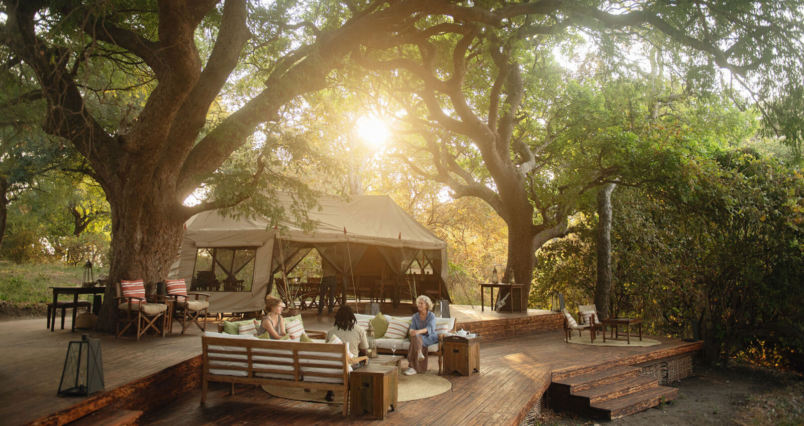 Chada katavi mess tent deck